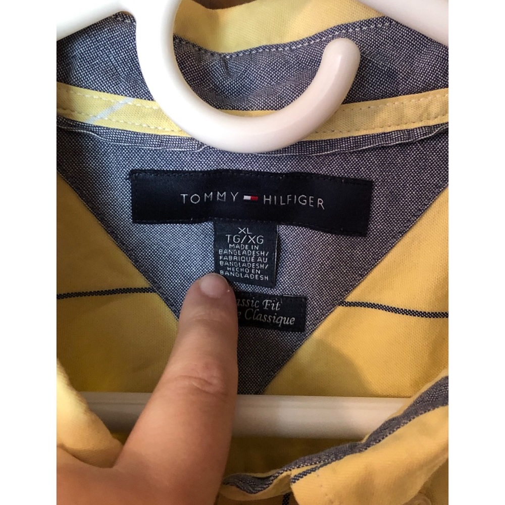 Pale Yellow Tommy Hilfiger Shirt - Picture 4 of 12